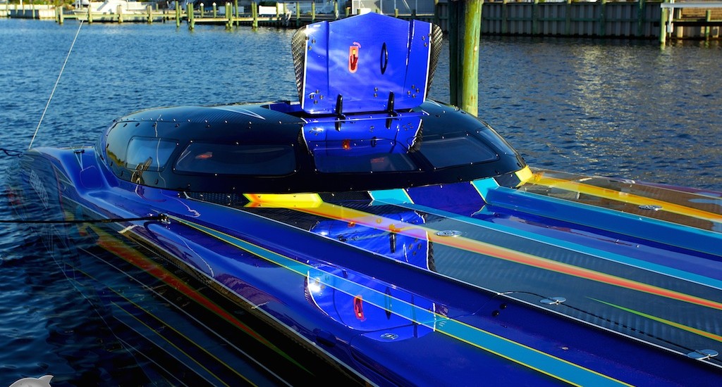 Brad Benson custom speed boat