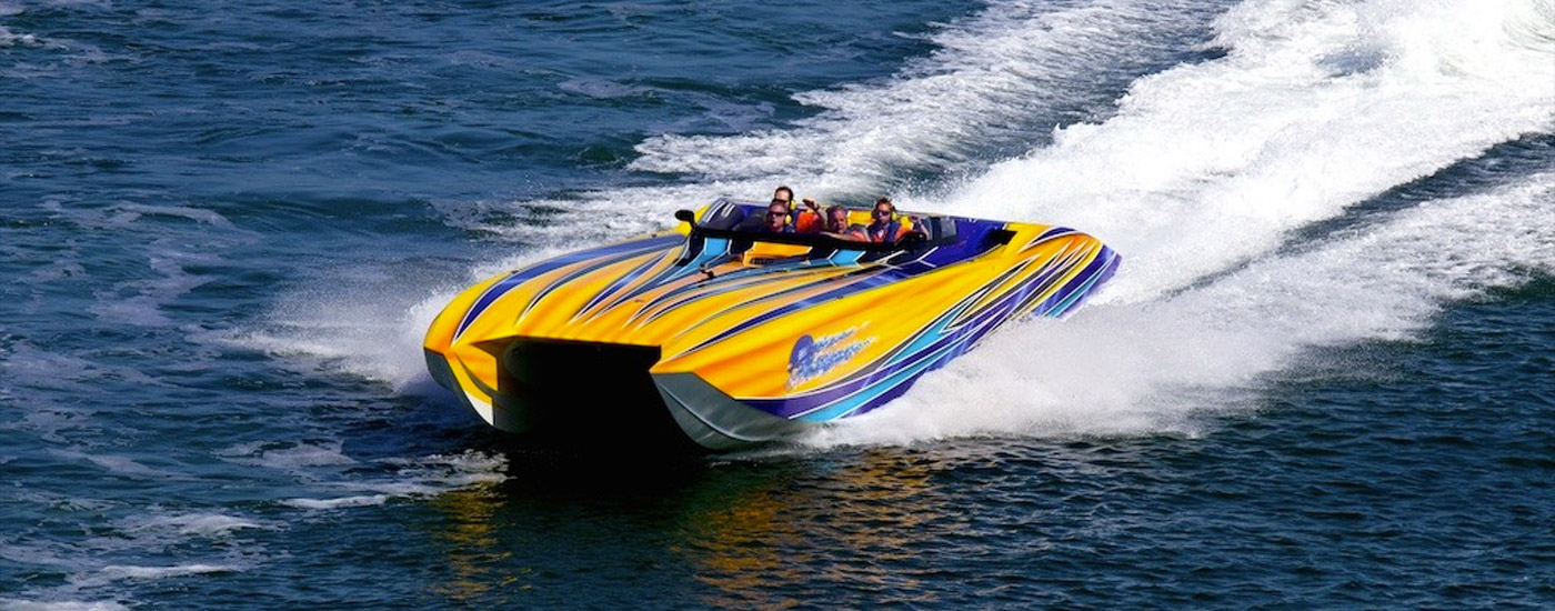 power boat painting graphic design company