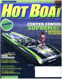 Hot Boat Magazine liquid glass speed boat image