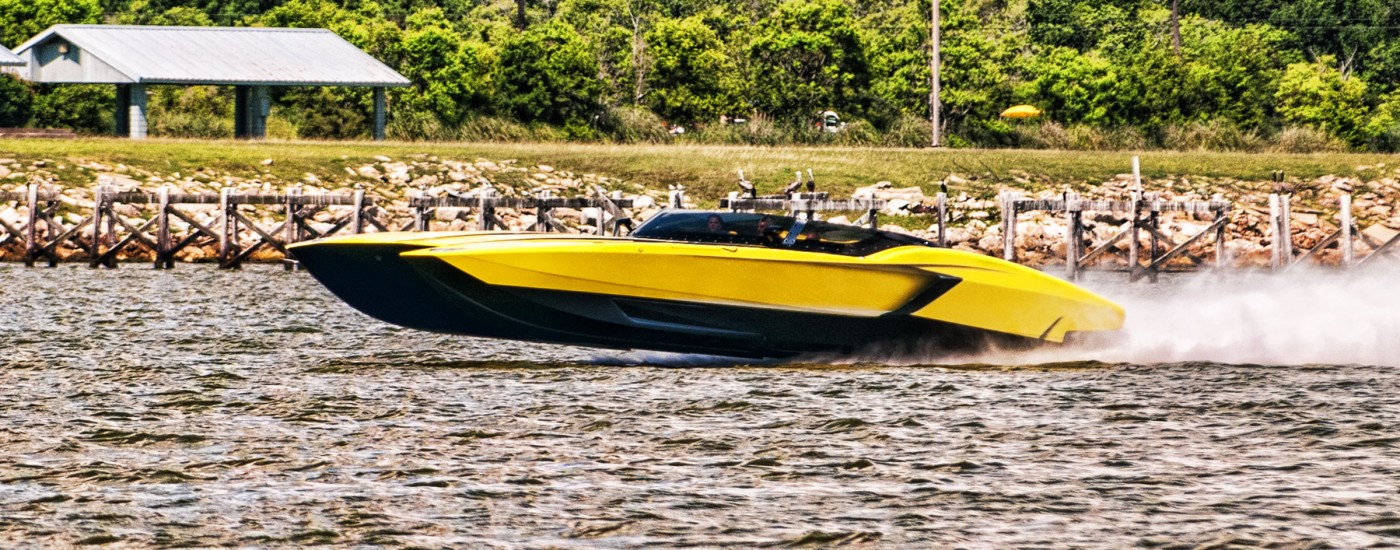 exotic car theme speed boat customizations lamborghini
