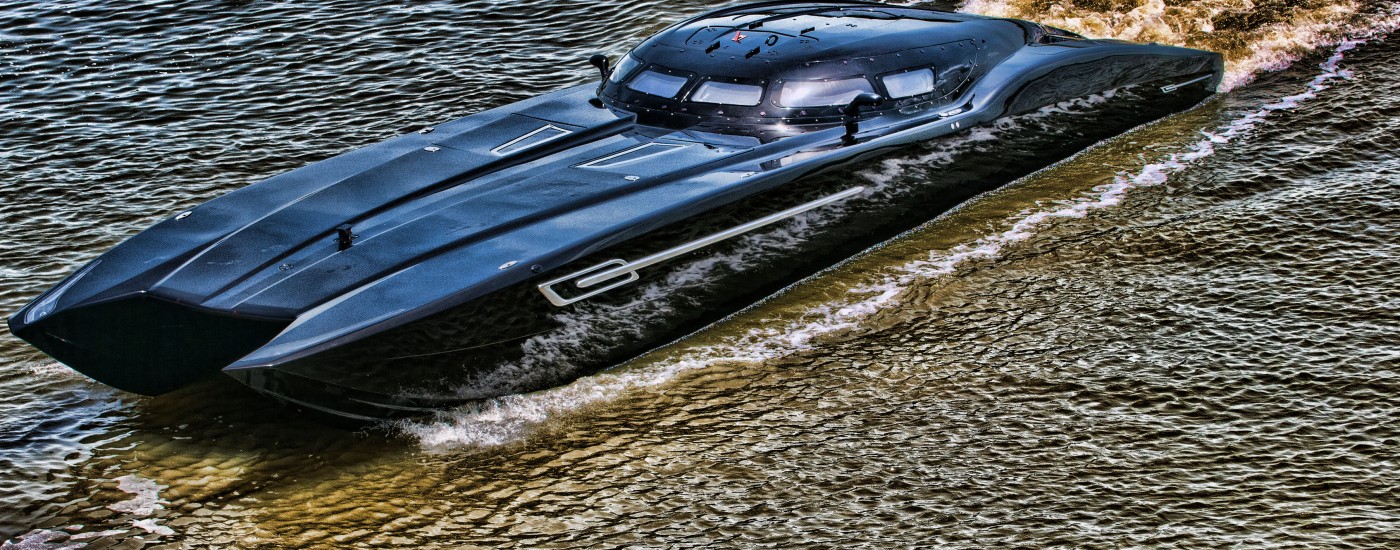 graphic design and speed boat painting
